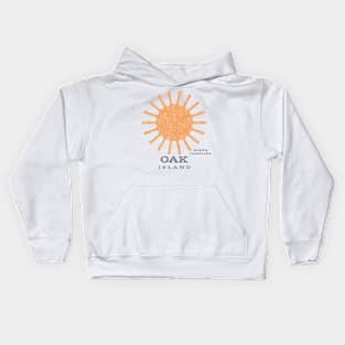 Oak Island, NC Summertime Vacationing Beachgoing Sun Kids Hoodie